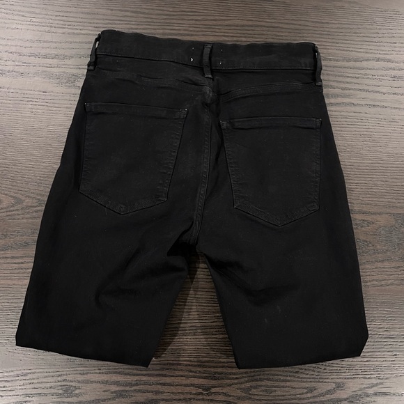 Agolde “Filter Free” Black Skinny Denim Jeans Size 26 - Picture 3 of 6